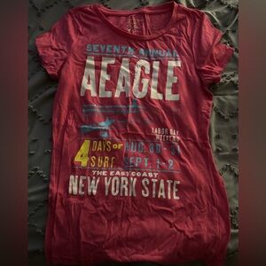 American Eagle Outfitters pink Graphic Tee